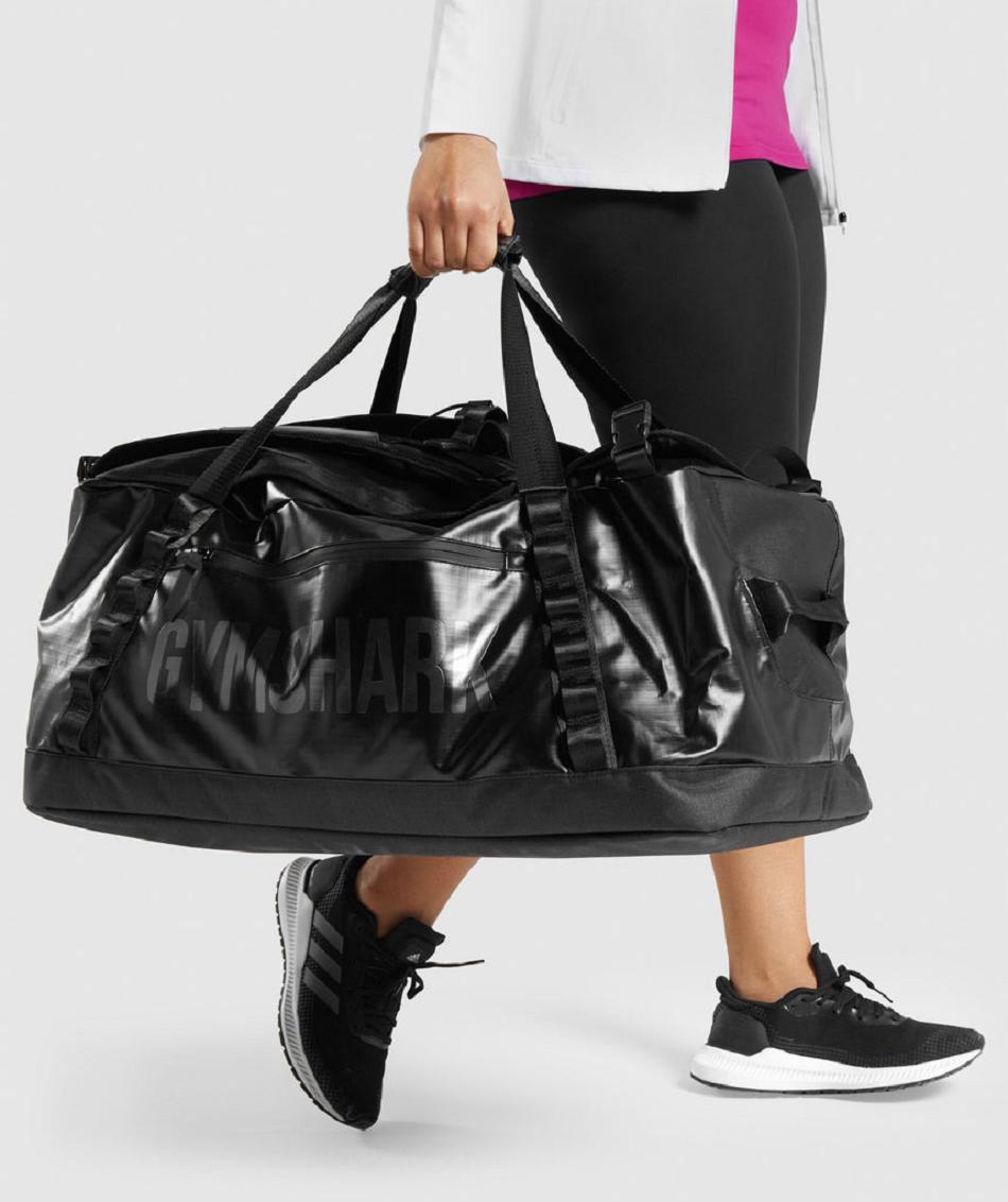 Plecaki Męskie Gymshark X-Series Duffle Czarne | PL 3157RVD